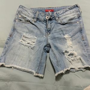 Light Denim Guess Shorts
